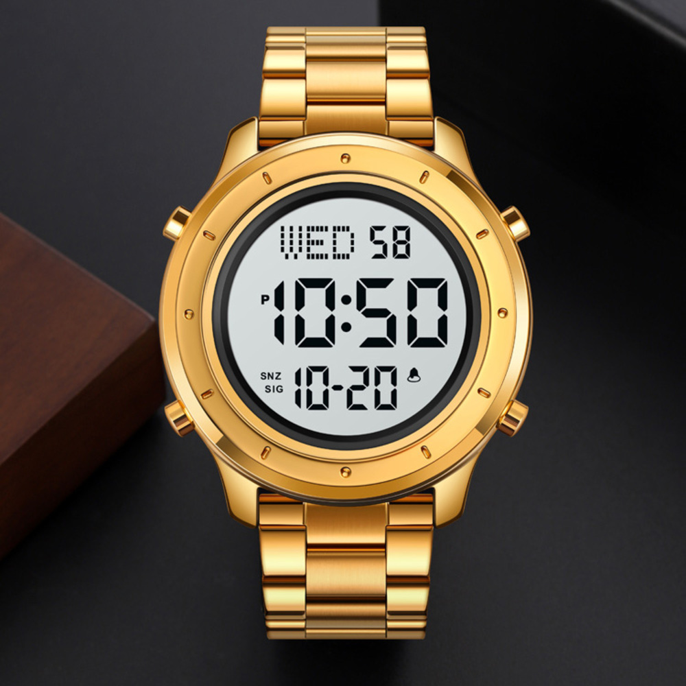 Skmei 1864SGDWT Gold-White Steel - 4