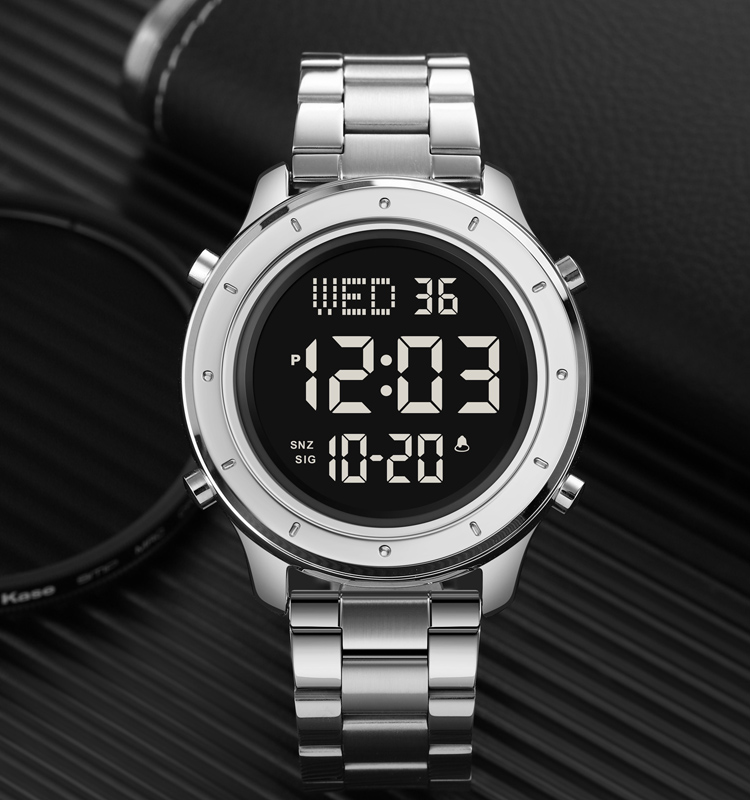 Skmei 1864SSIBK Silver-Black-Steel - 3