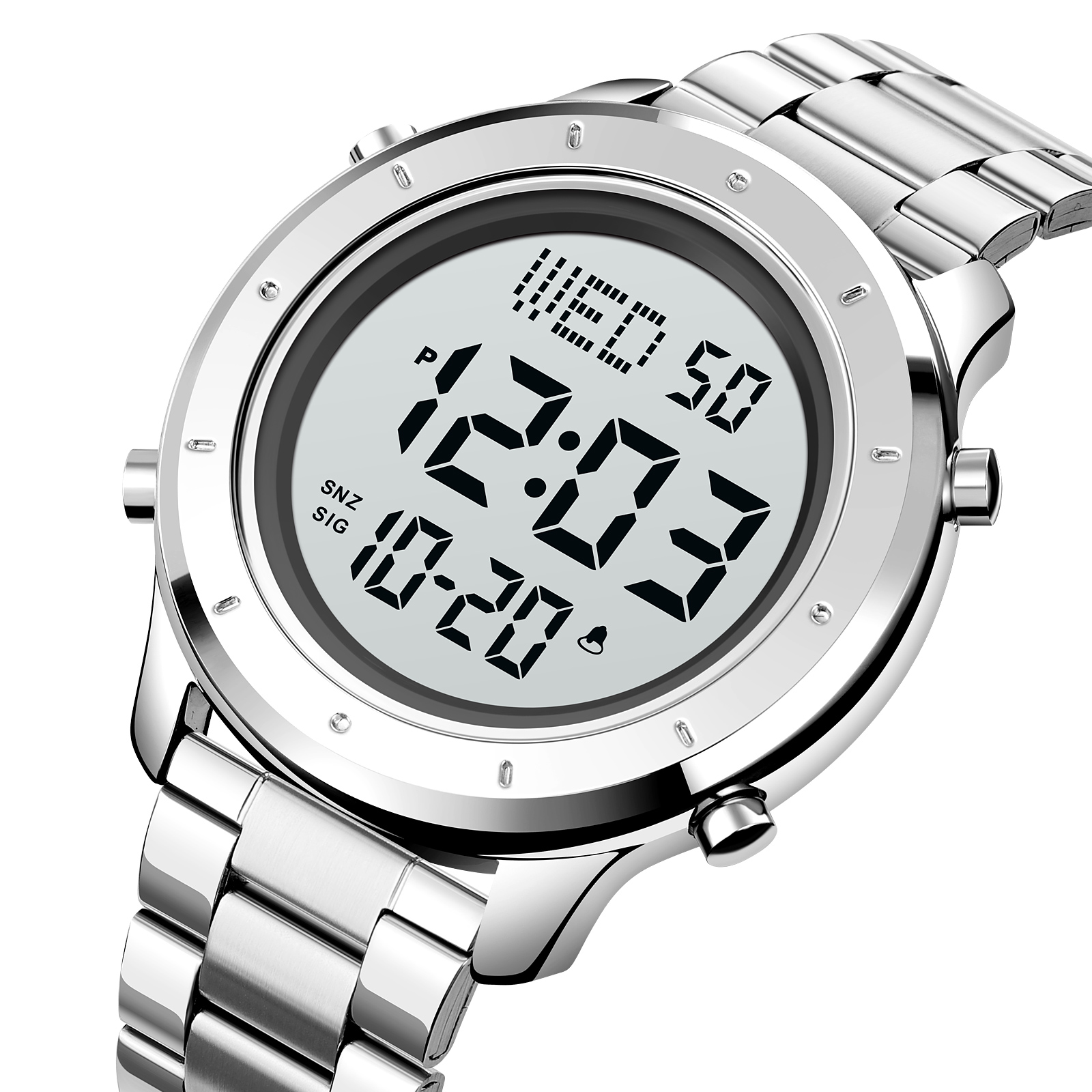 Skmei 1864SSIWT Silver/White Steel - 3