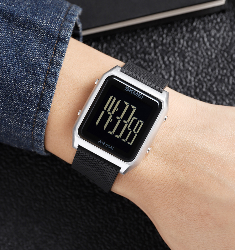 Skmei 1866SIBK Silver-Black - 3