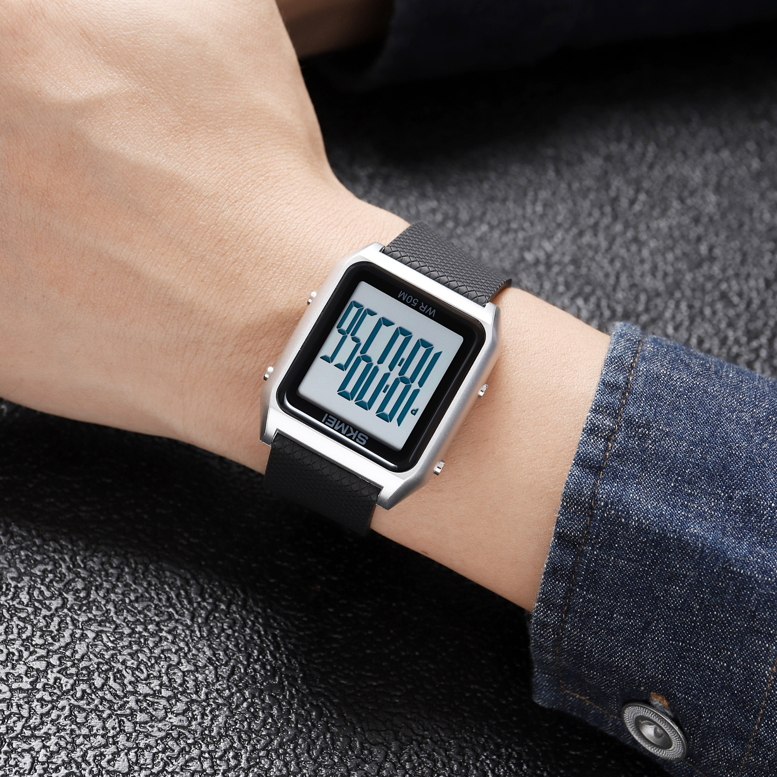 Skmei 1866SIWT Silver- White - 3