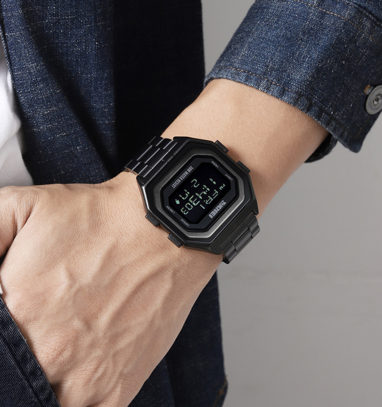 Skmei 1875SBK All Black Steel - 3