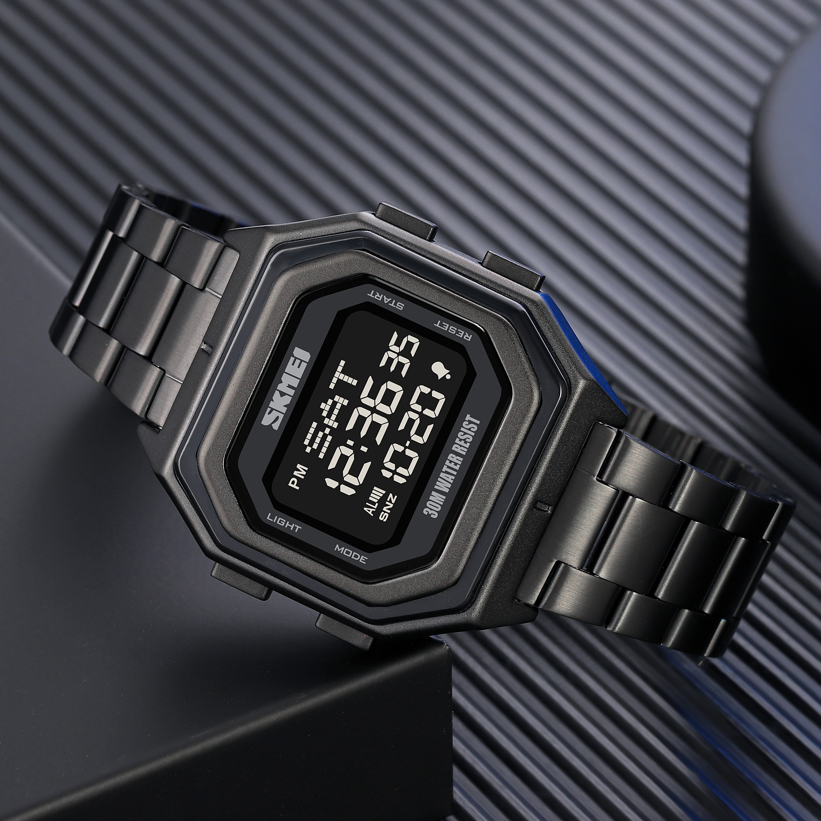 Skmei 1875SBK All Black Steel - 4