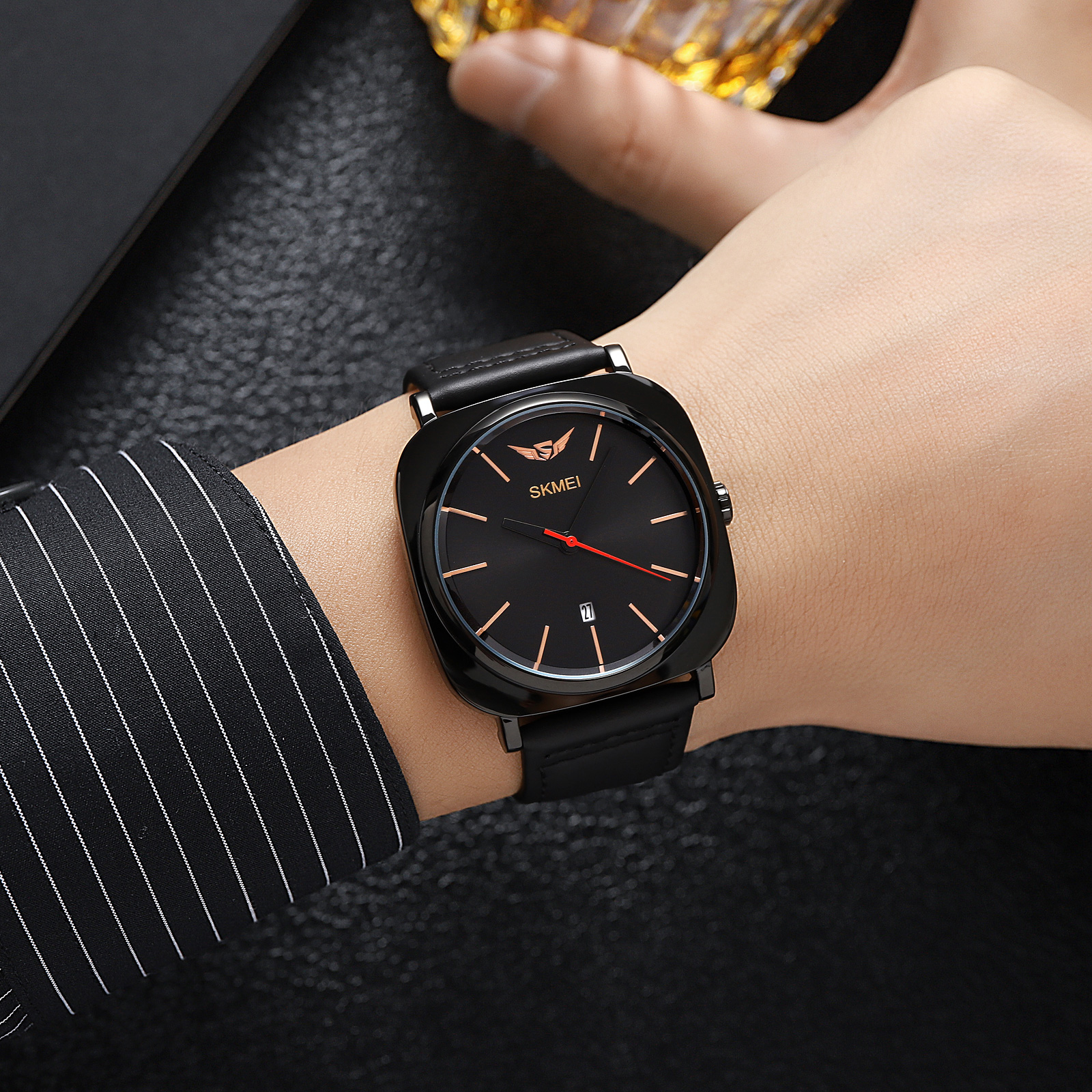 Skmei 1884BKGD Black-Gold - 3