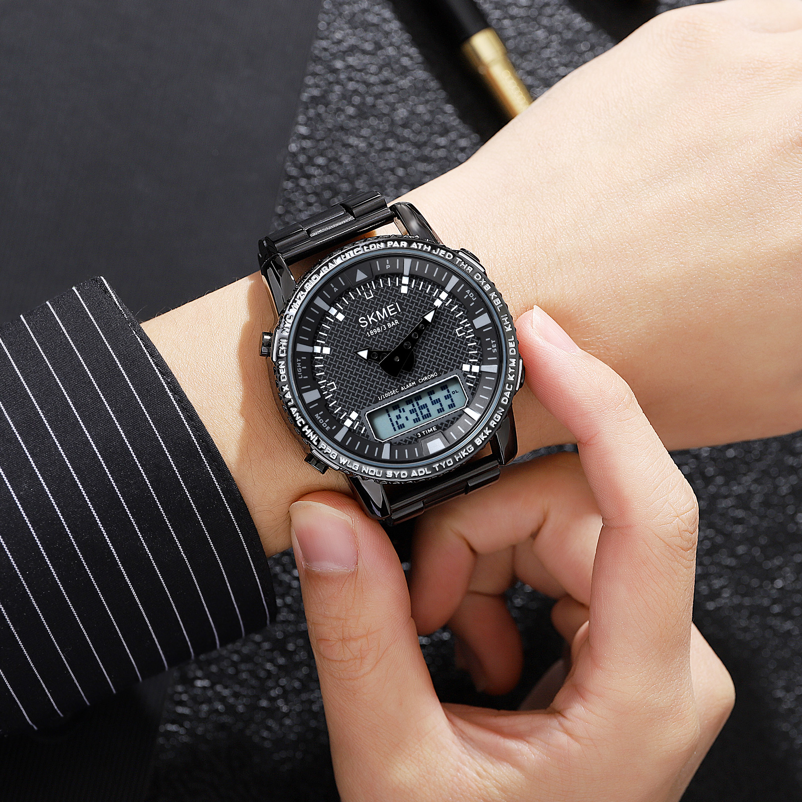 Skmei 1898BKWT Black-White SALE - 3