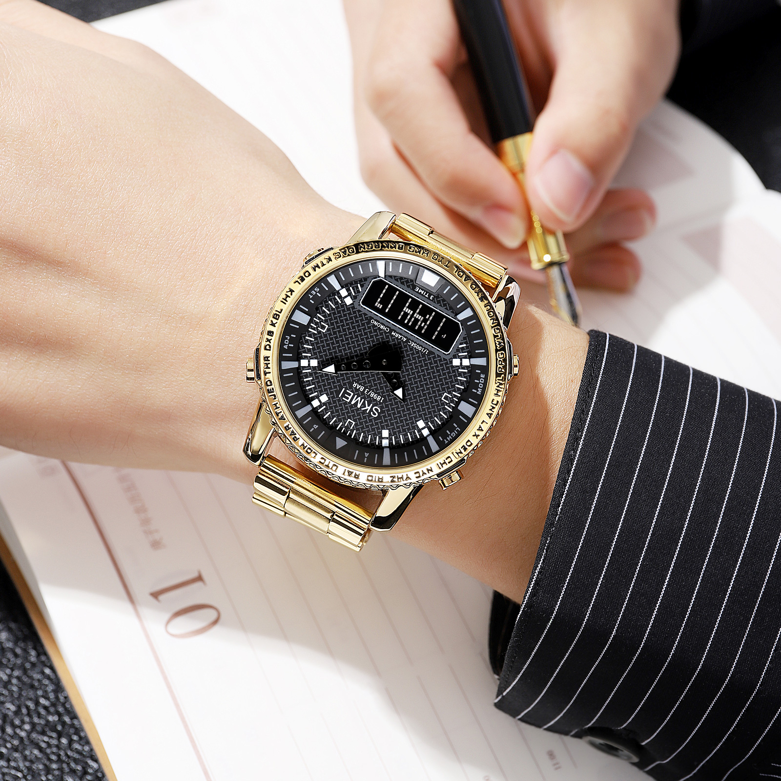 Skmei 1898GDBK Gold-Black SALE - 3