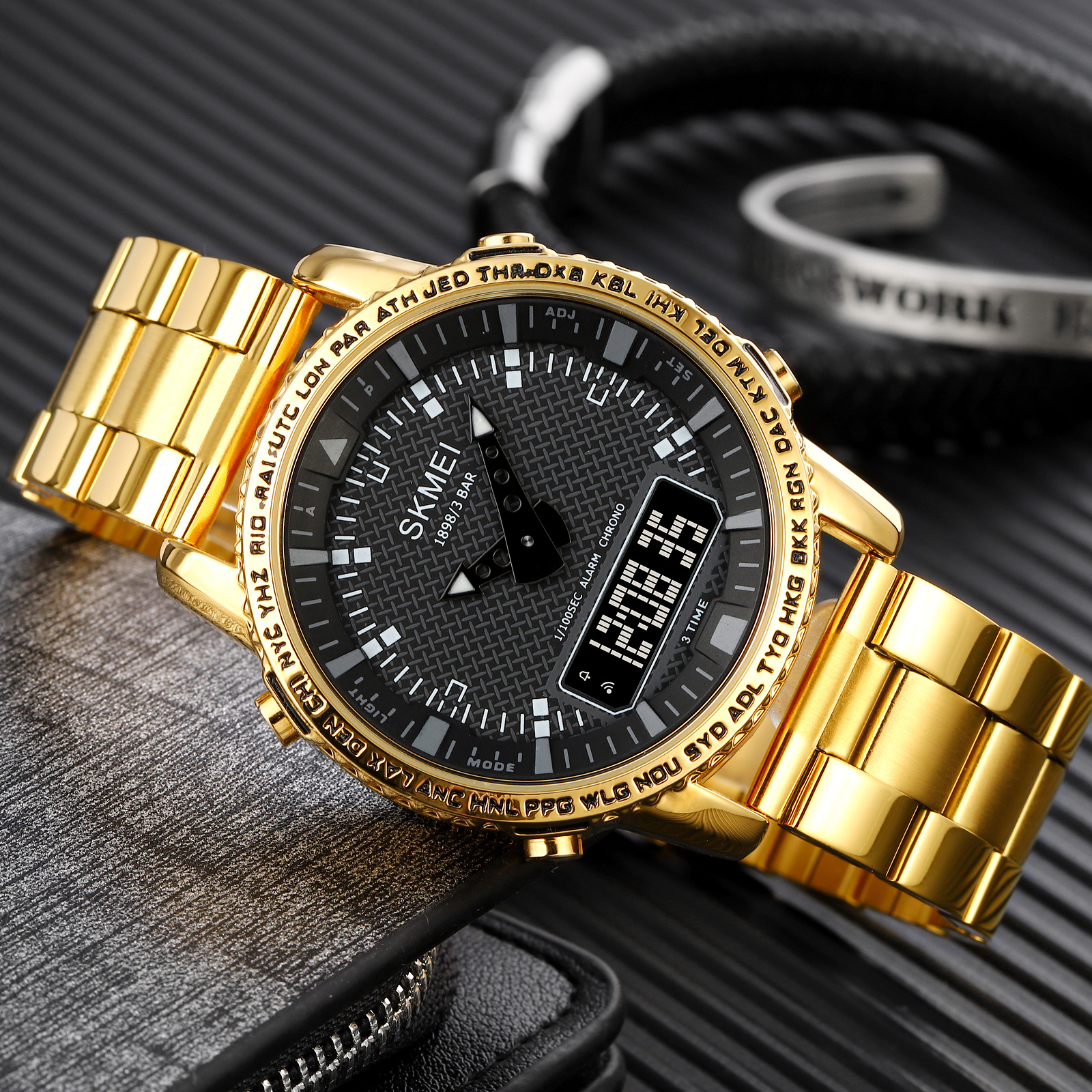 Skmei 1898GDBK Gold-Black SALE - 4