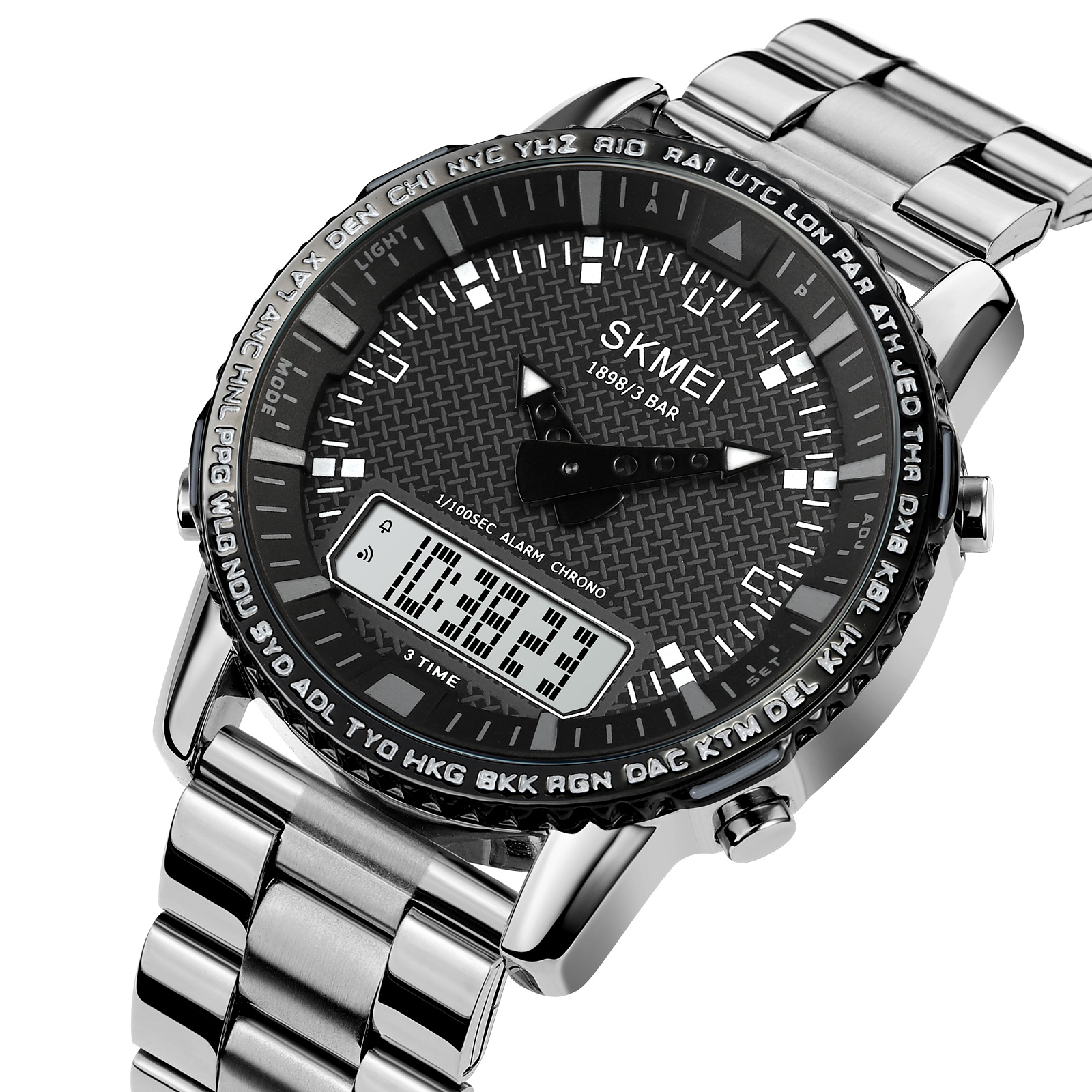 Skmei 1898SIWT Silver-White SALE - 2