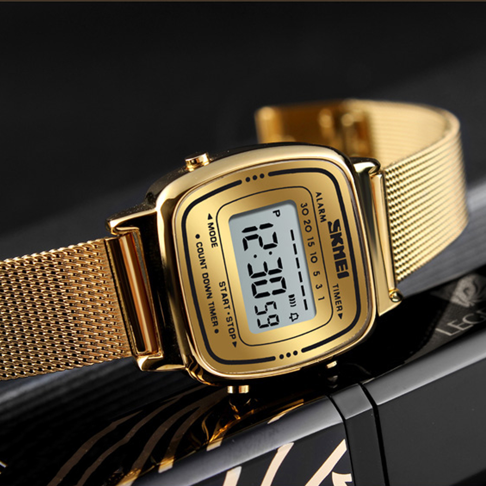 Skmei 1901MHGD Gold Mesh - 3