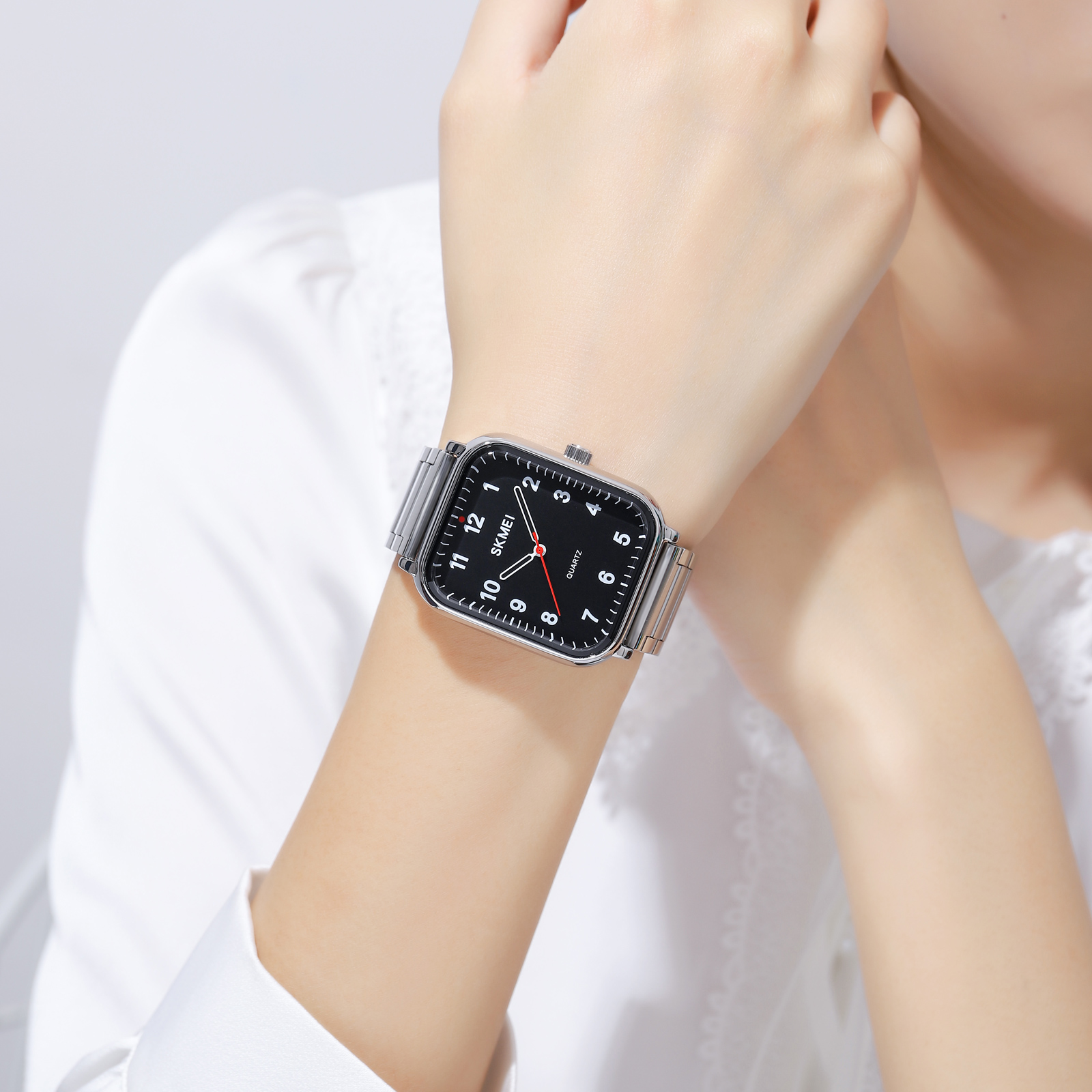 Skmei 1954SIBK Silver-Black - 3