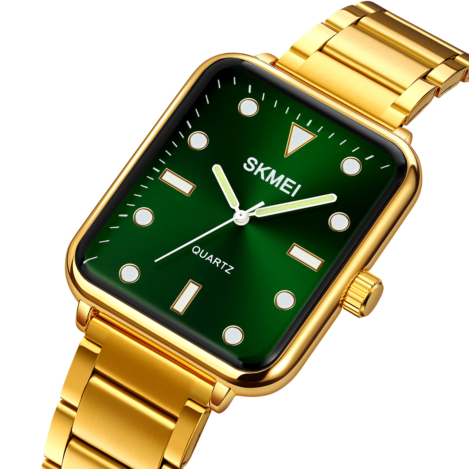 Skmei 1955GDGN-SP Gold-Green Sun Pattern - 2