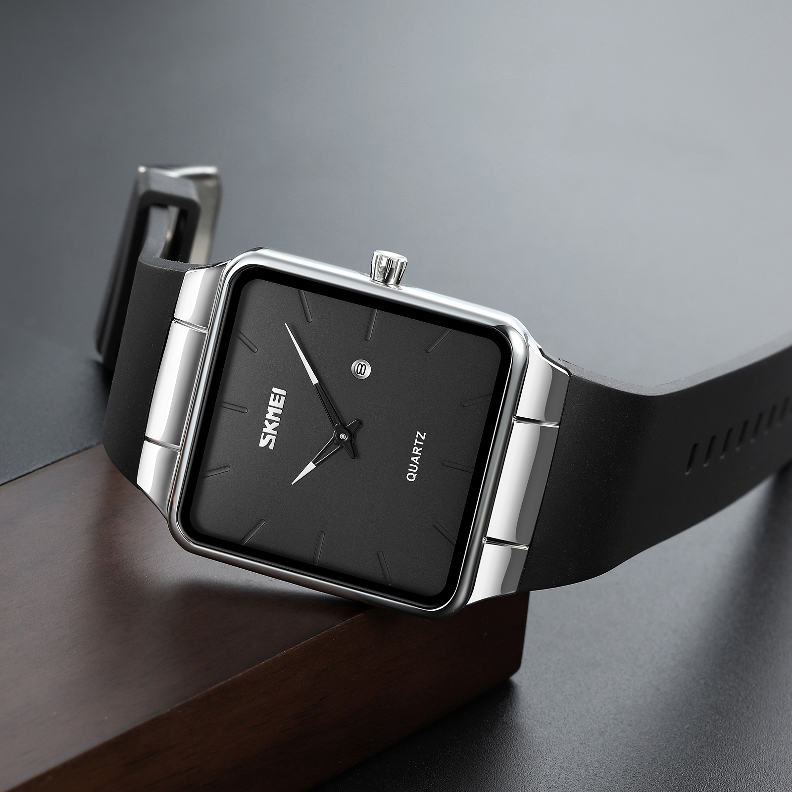 Skmei 1961SIBK Silver-Black - 4