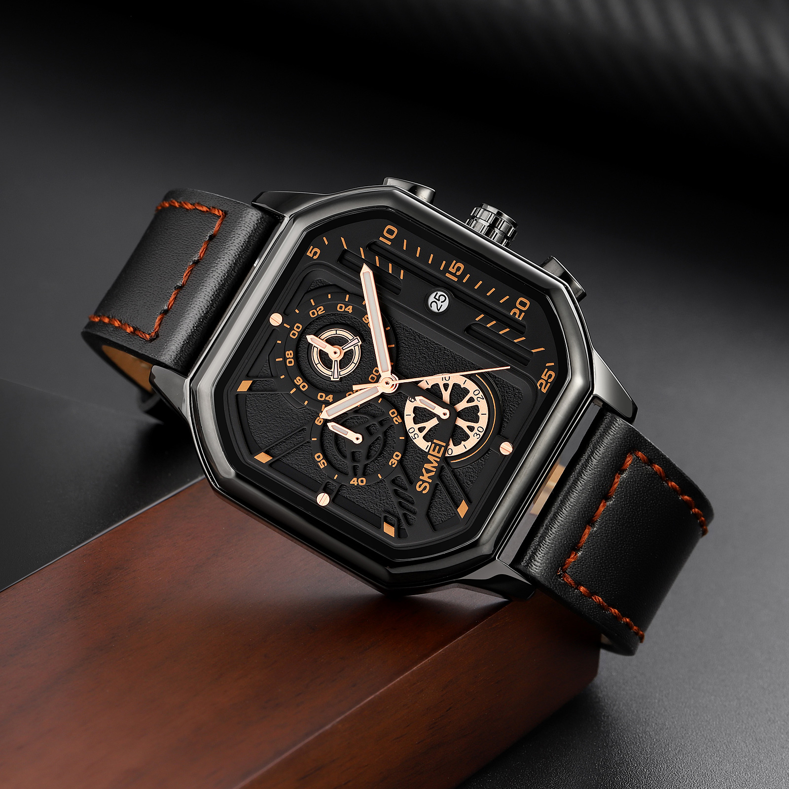 Skmei 1963BKRG Black-Rose-Gold SALE - 4