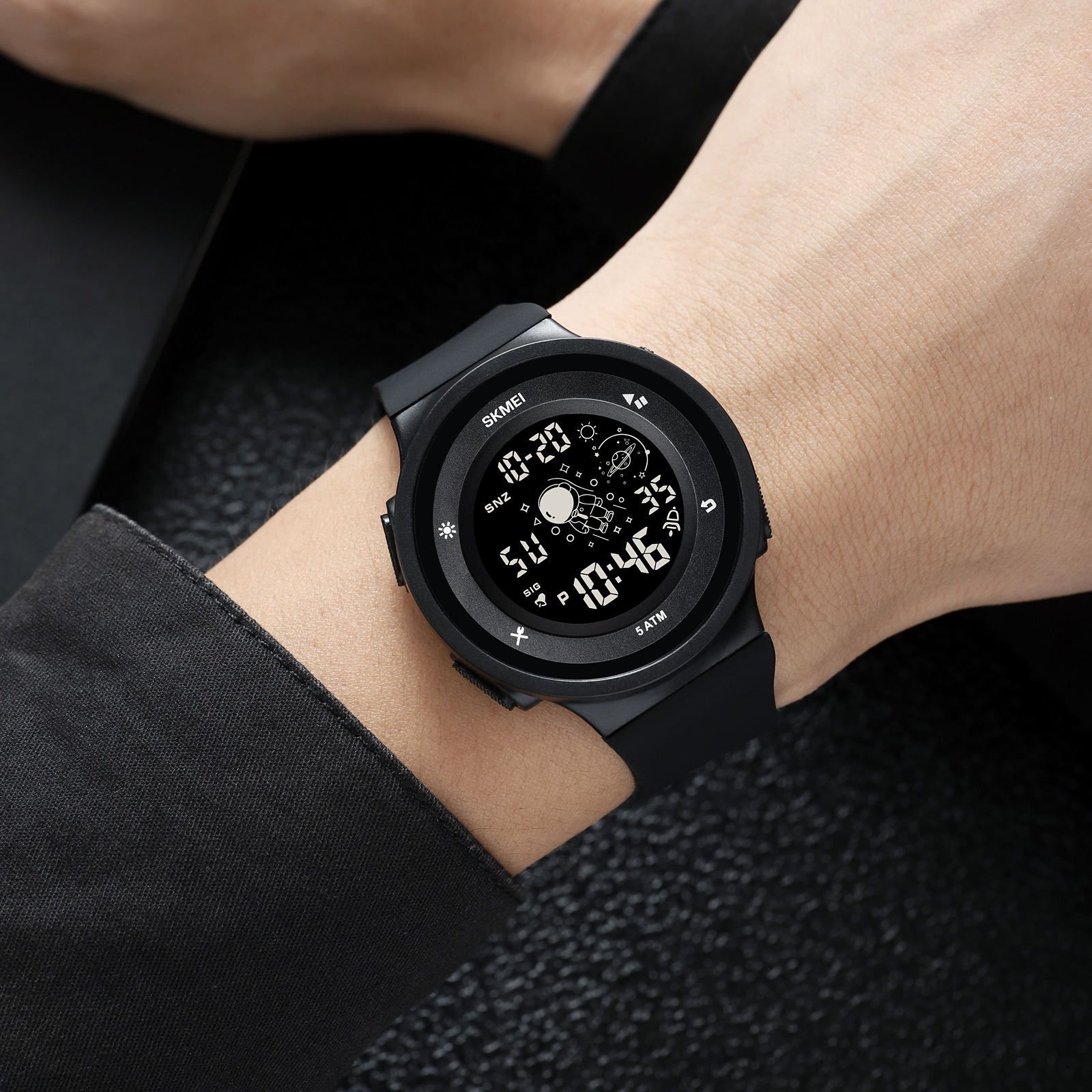 Skmei 1973BKBK Black-Black - 3