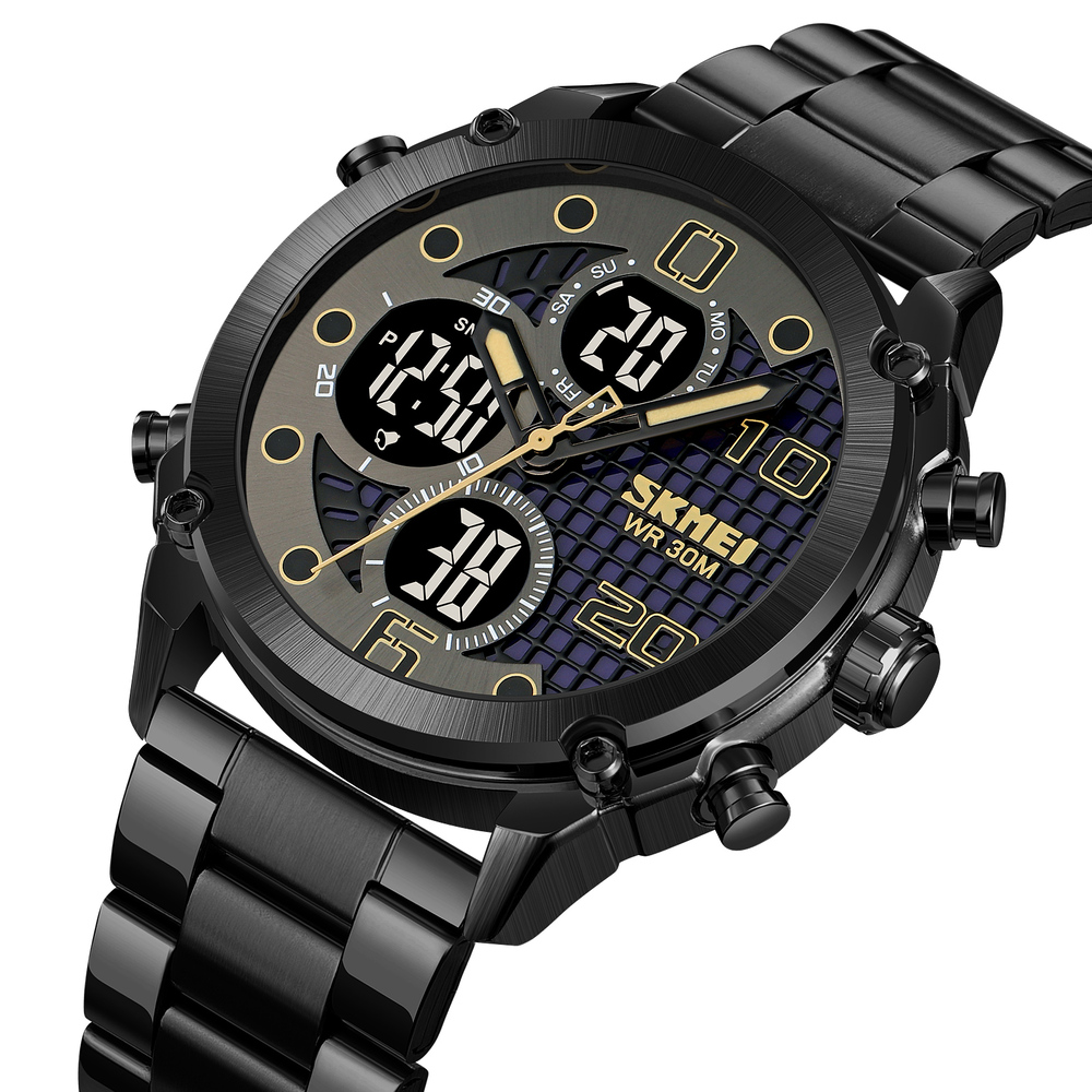 Skmei 1975SBKBK Black-Black Steel - 2