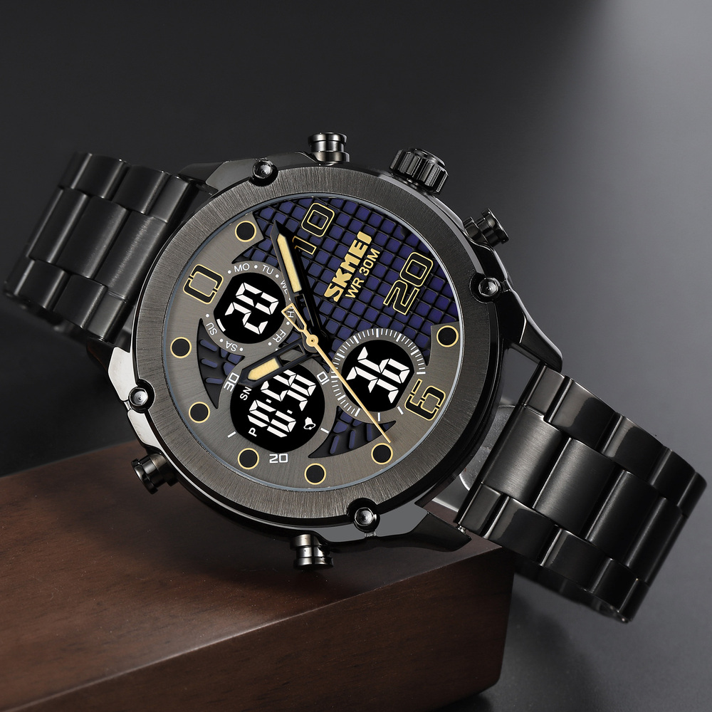 Skmei 1975SBKBK Black-Black Steel - 4