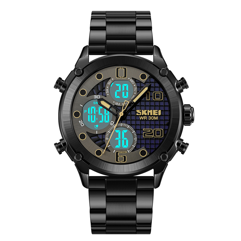 Skmei 1975SBKWT Black-White Steel - 3