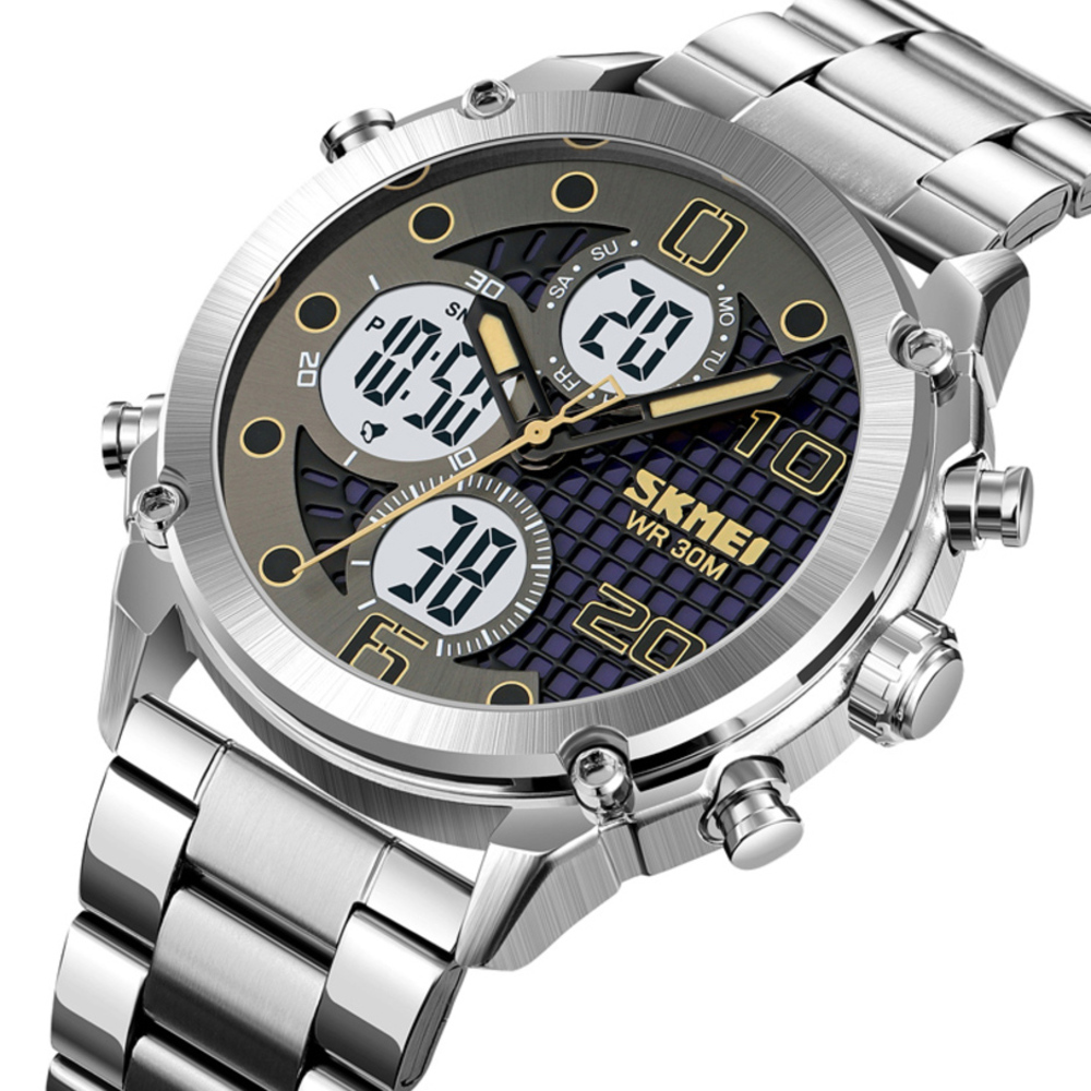 Skmei 1975SSIWT Silver-White Steel - 2