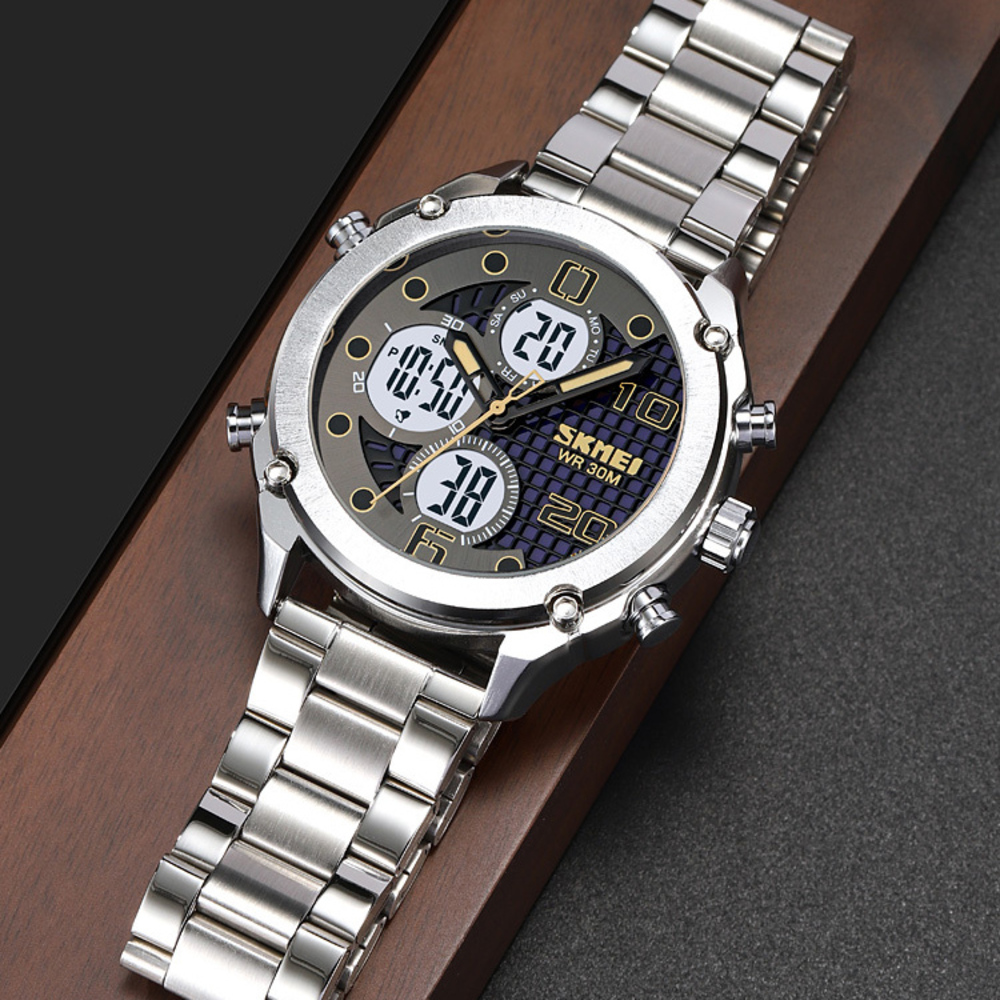 Skmei 1975SSIWT Silver-White Steel - 4