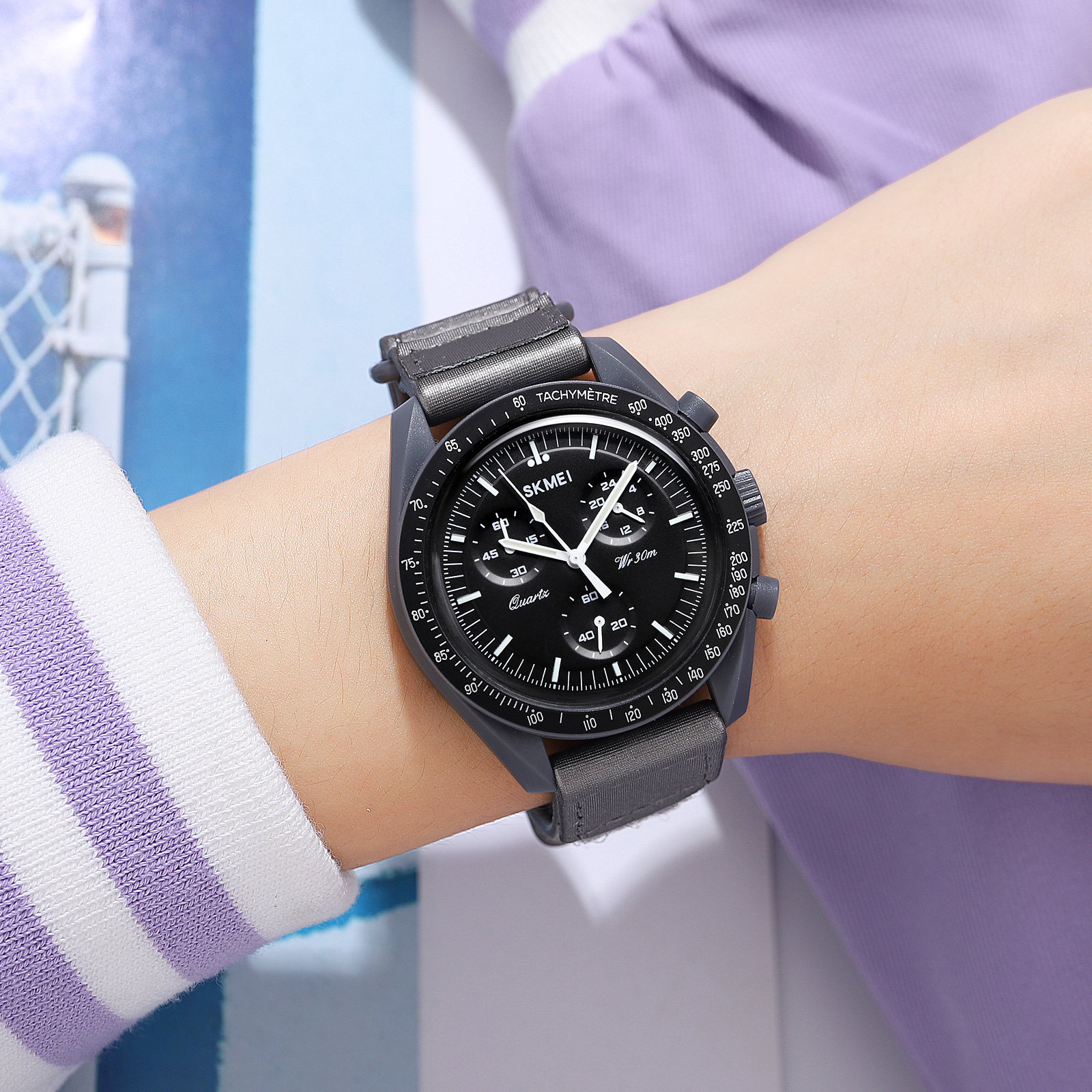 Skmei 1982DGYSI Dark Grey-Silver SALE - 3