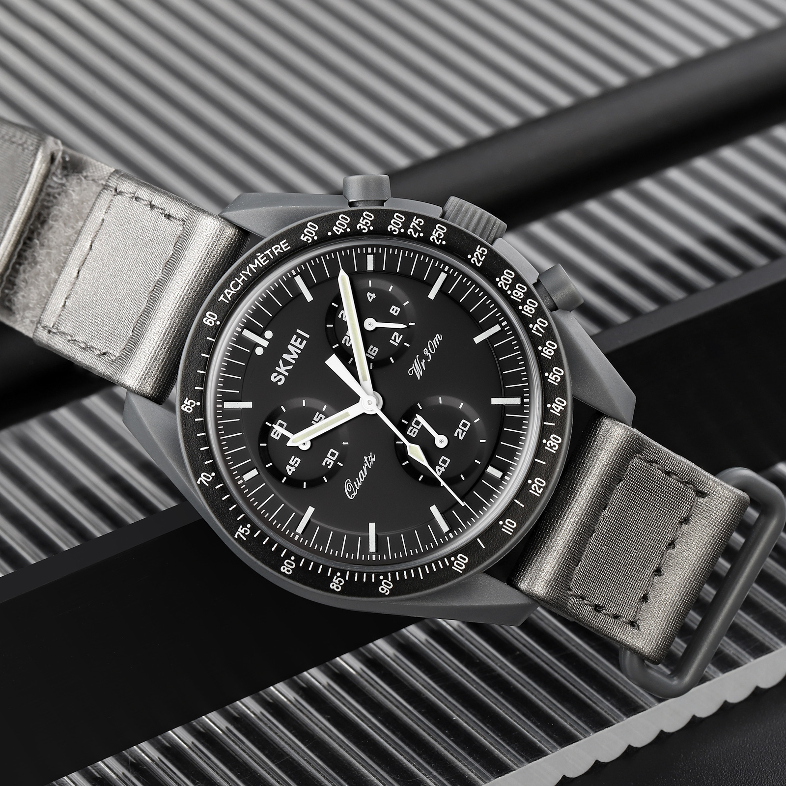 Skmei 1982DGYSI Dark Grey-Silver SALE - 4