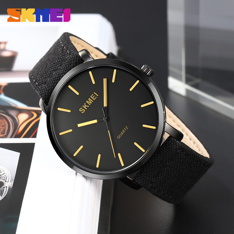 Skmei 1984BGD Gold-braided belt - 4