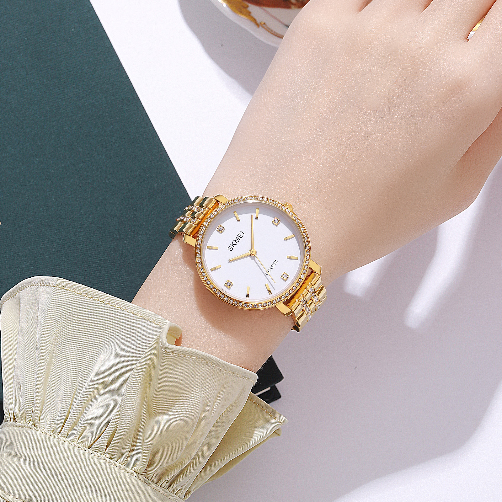 Skmei 2006GDWT Gold-White - 3