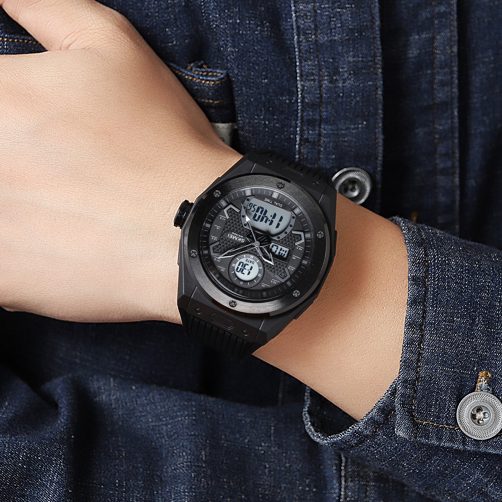 Skmei 2013BKWT Black-White SALE - 3