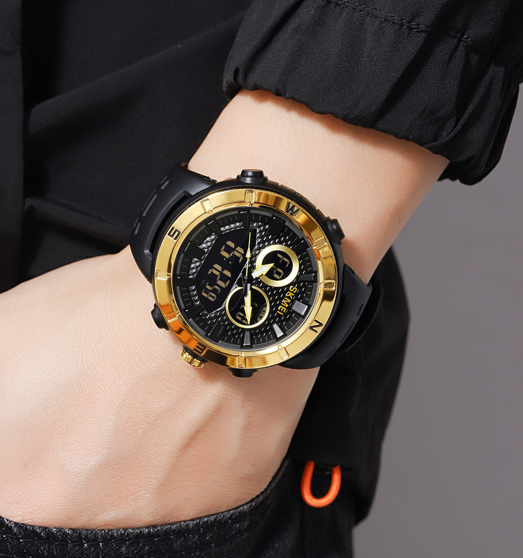 Skmei 2014GDBK Gold-Black - 3