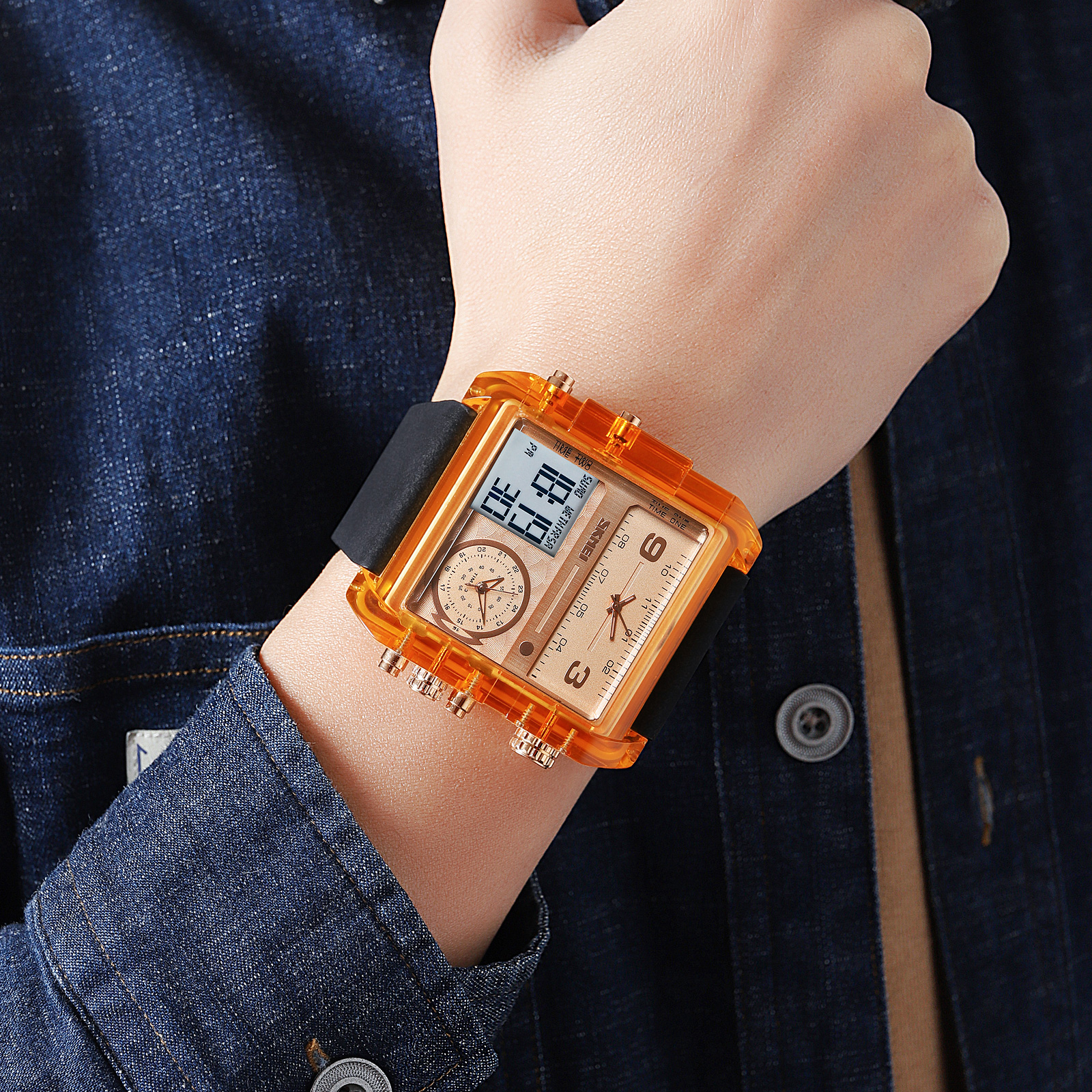 Skmei 2020AR Amber-Transparent SALE - 3