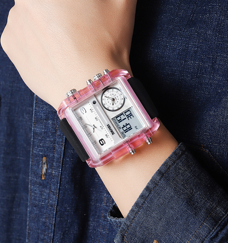 Skmei 2020PK Pink-Transparent SALE - 3