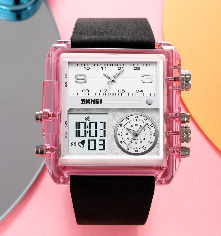 Skmei 2020PK Pink-Transparent SALE - 4