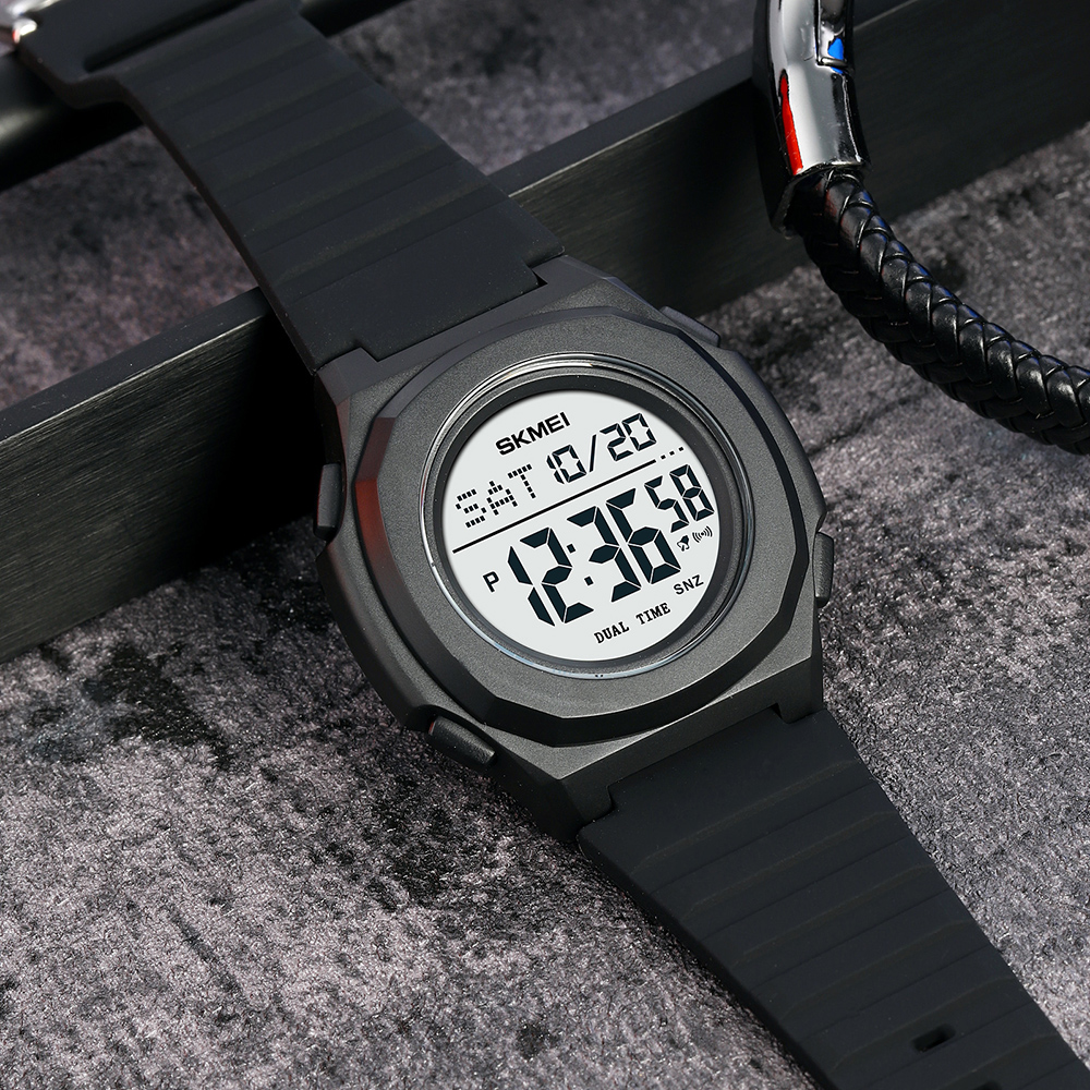 Skmei 2023BKWT Black-White - 4