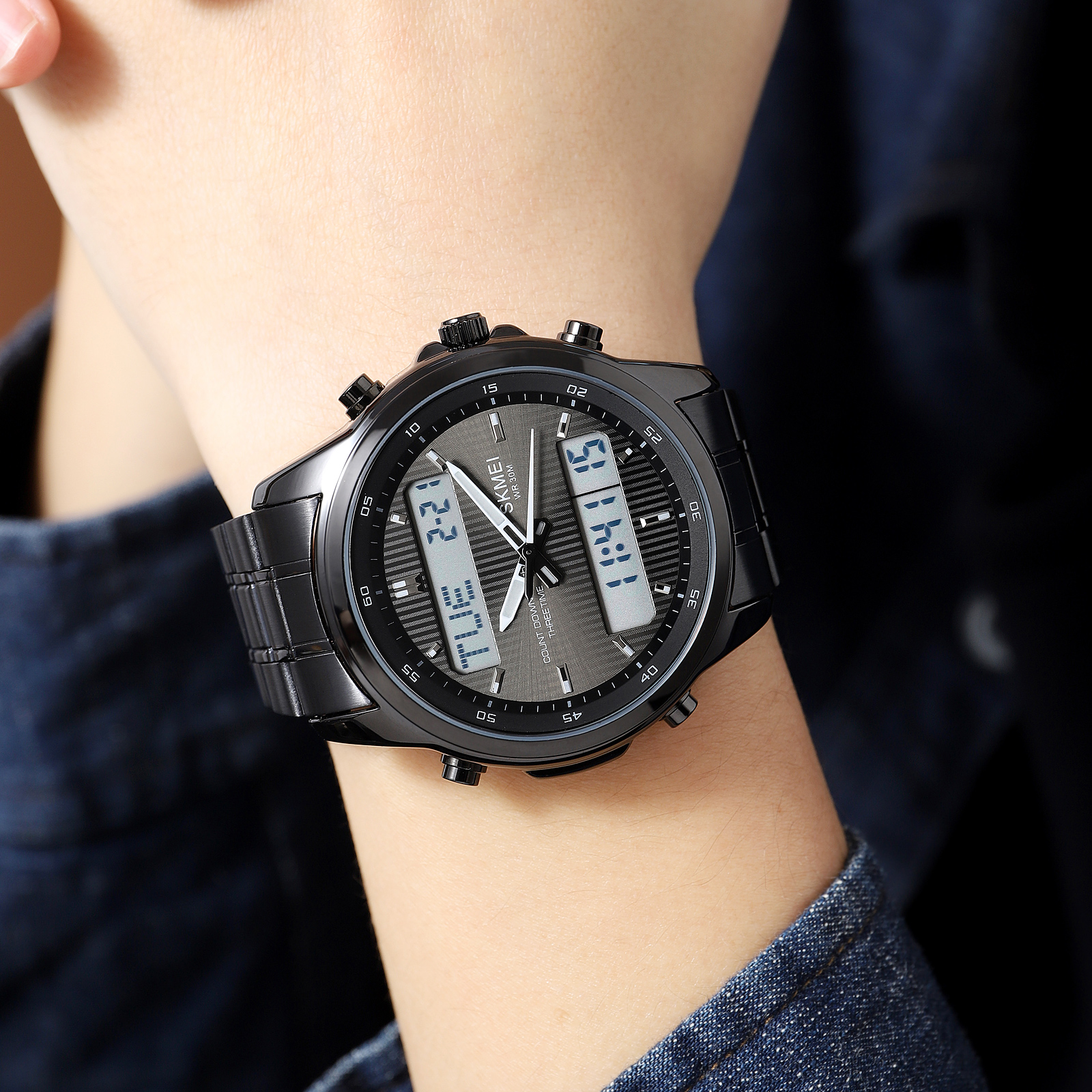 Skmei 2049BKWT Black-White - 4