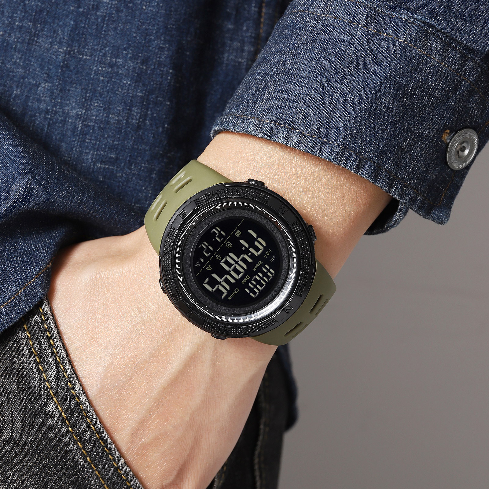 Skmei 2070AG Army Green - 3