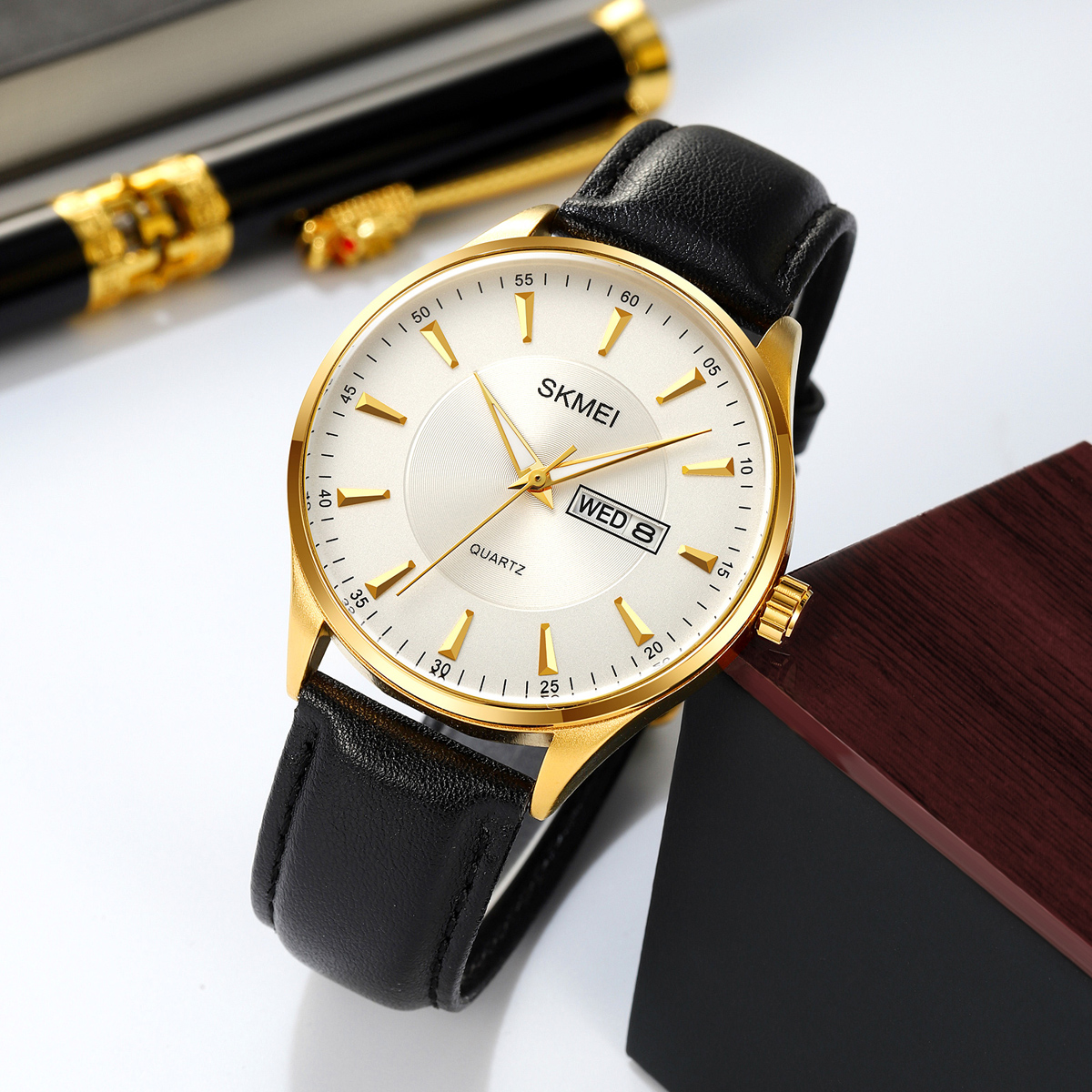 Skmei 2075GDSI Gold-Silver - 4