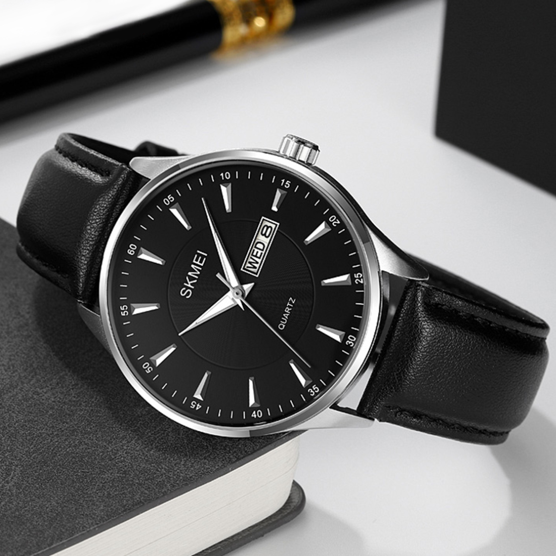 Skmei 2075SIBK Silver-Black - 4