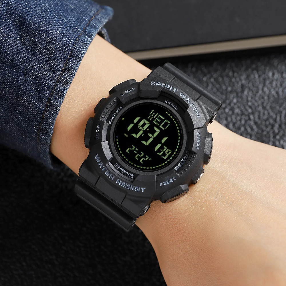 Skmei 2077BK Black+Compass - 3