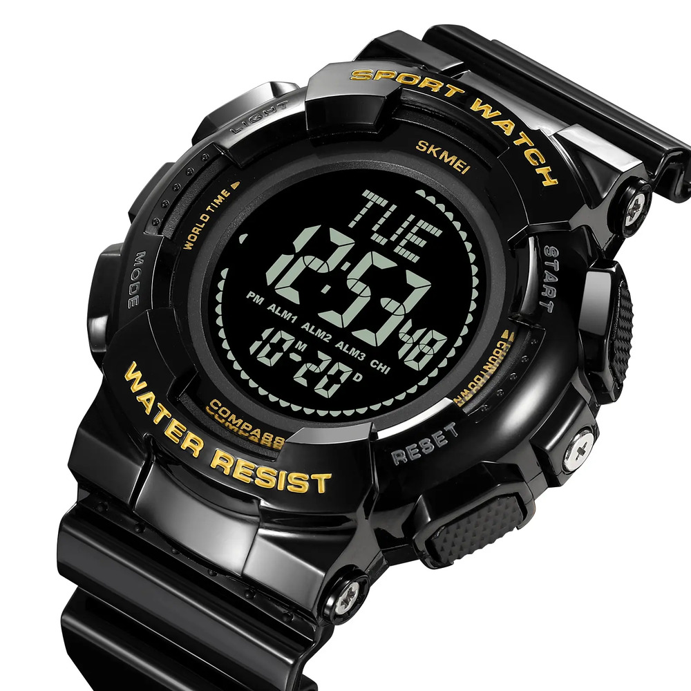 Skmei 2077BKGD Black Gold+Compass - 2