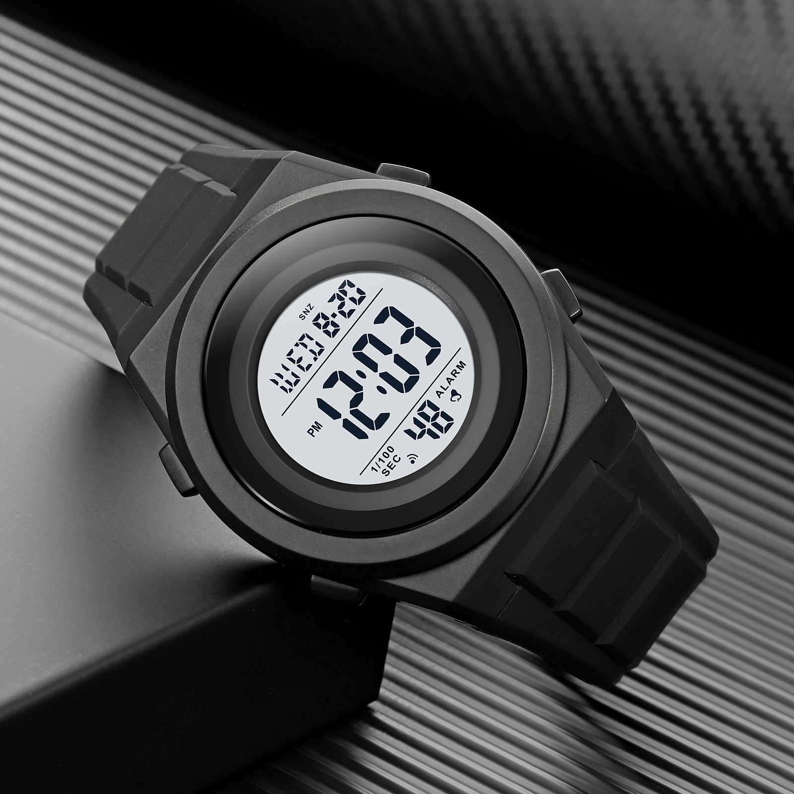 Skmei 2080BKWT Black-White - 4