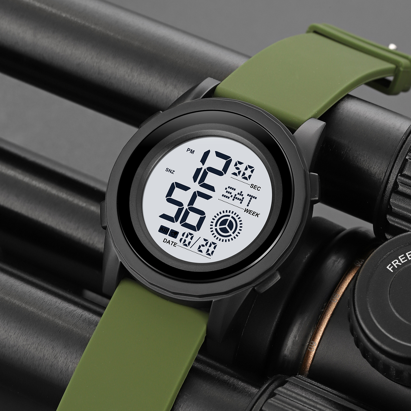 Skmei 2082AGWT Army Green White SALE - 4