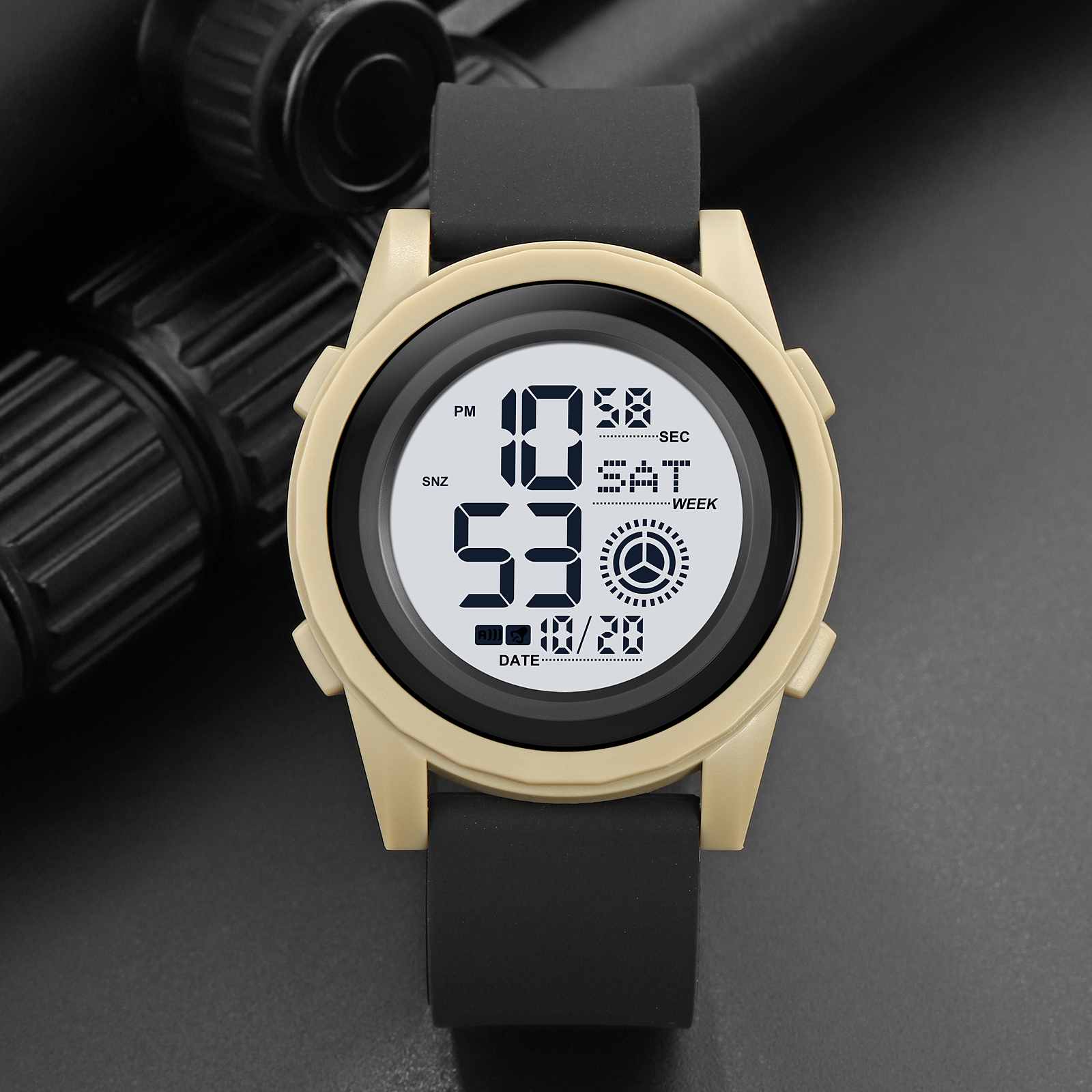 Skmei 2082KHWT Khaki-White SALE - 4