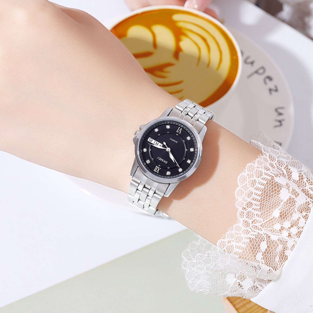 Skmei 2085SIBK Silver-Black - 3