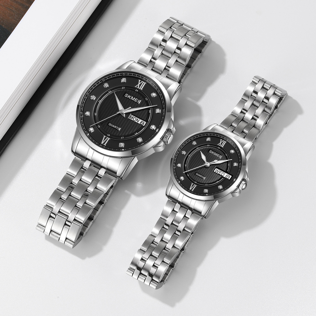 Skmei 2085SIBK Silver-Black - 4