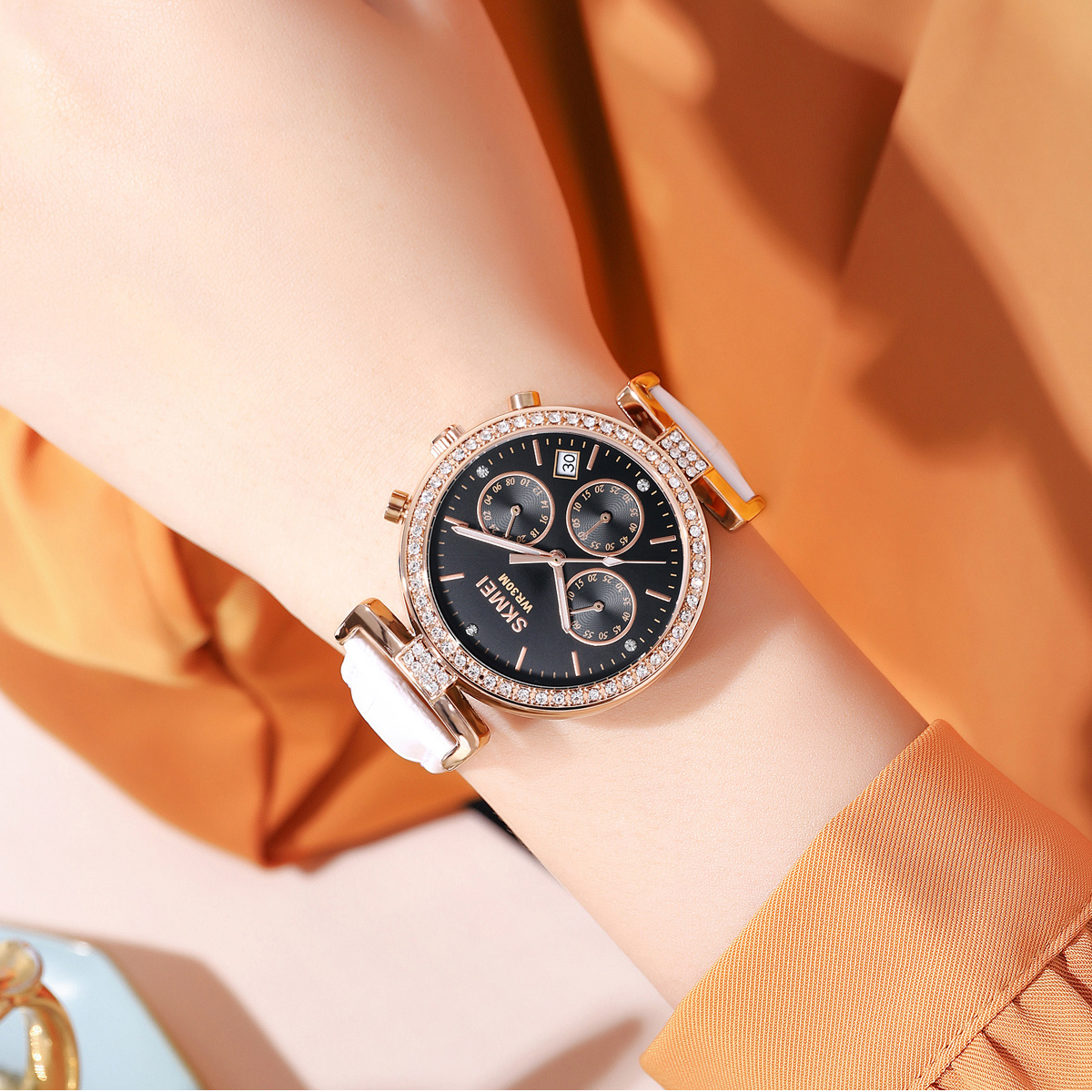 Skmei 2089RGWT Rose Gold-White - 3