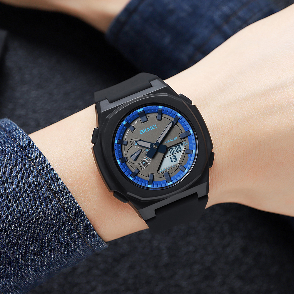 Skmei 2091BKBUWT Black-Blue-White SALE - 3