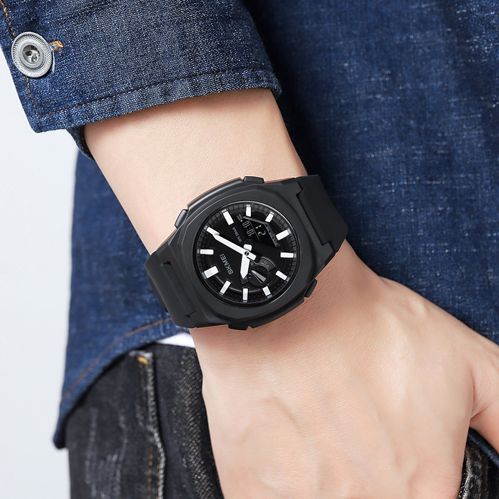 Skmei 2091BKWTBK Black-White-Black - 3