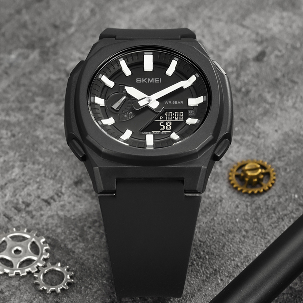 Skmei 2091BKWTBK Black-White-Black - 4