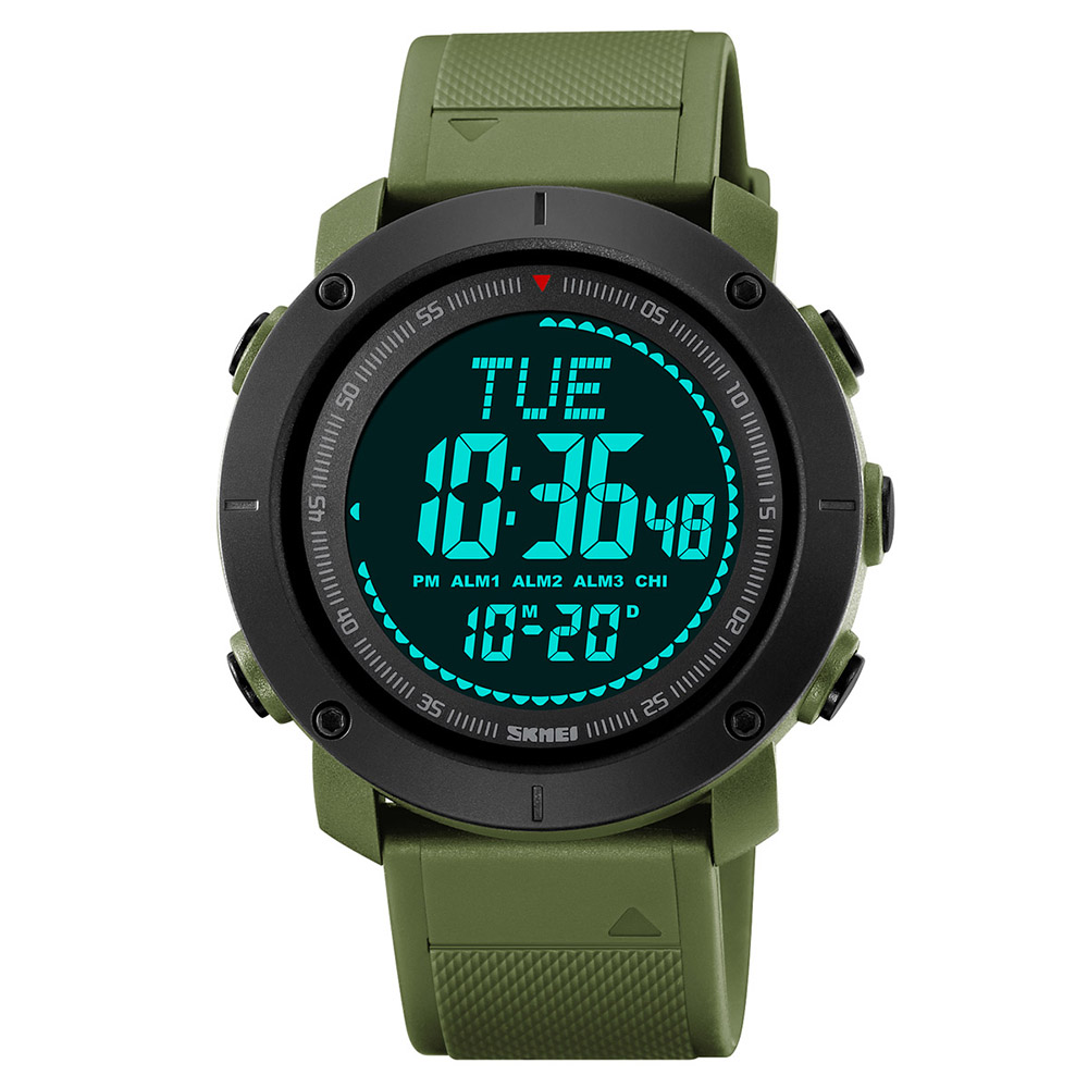 Skmei 2095AG Army Green Compass - 2