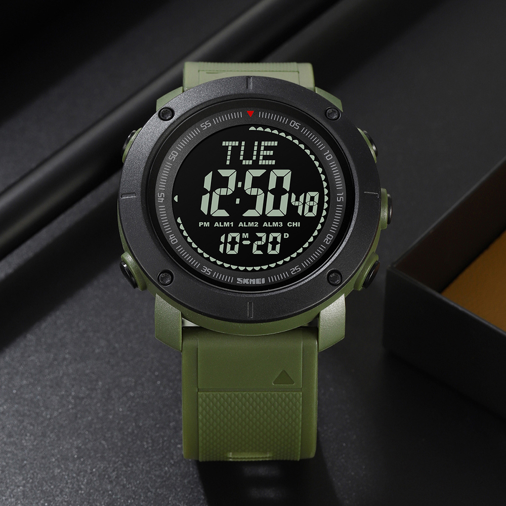 Skmei 2095AG Army Green Compass - 6